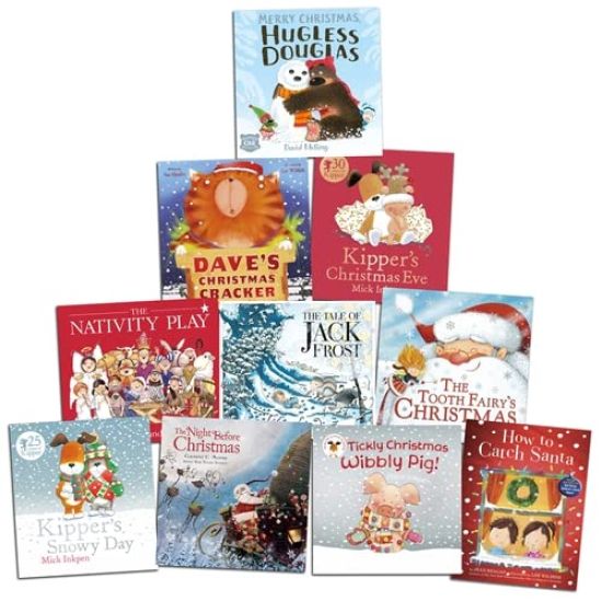 10-BOOK CHRISTMAS PICTUREBOOK SET
