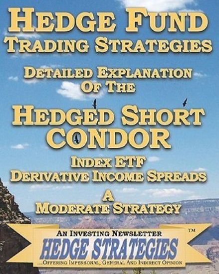 Hedge Fund Trading Strategies Detailed Explanation Of The Hedged Short Condor Index ETF Derivative Income Spreads: A Moderate Strategy