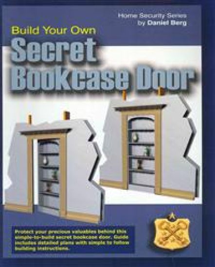 Build Your Own Secret Bookcase Door: Complete guide with plans for building a secret hidden bookcase door.