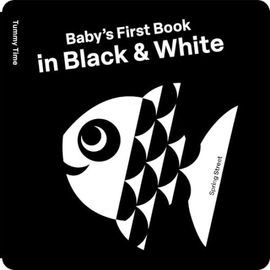 Spring Street Tummy Time: Baby's First Book in Black & White