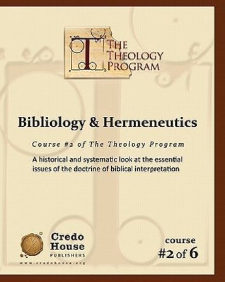 Bibliology & Hermeneutics: A historical and systematic look at the essential issues of the doctrine of biblical interpretation.