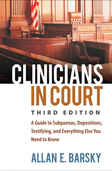 Clinicians in Court, Third Edition