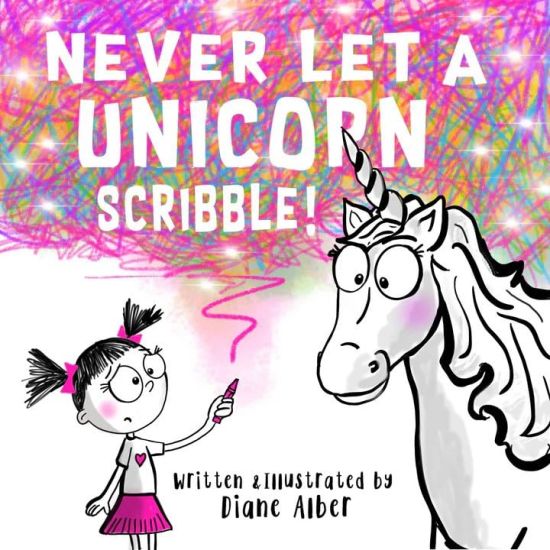 Kansikuva: Never Let a Unicorn Scribble