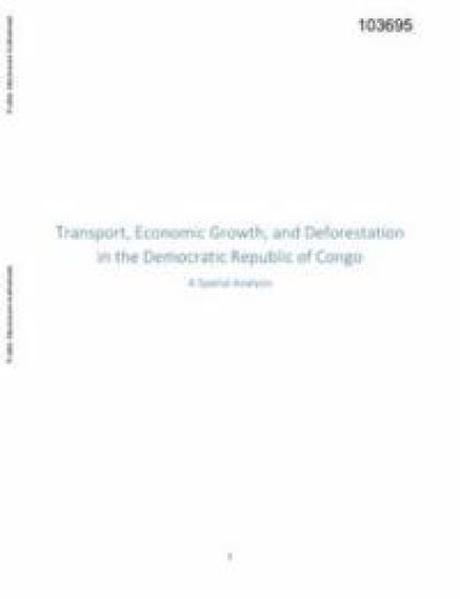Transport, Economic Growth, and Deforestation in the Democratic Republic of Congo