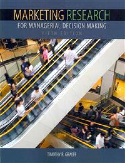 Marketing Research for Managerial Decision Making