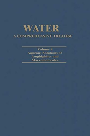 Water A Comprehensive Treatise