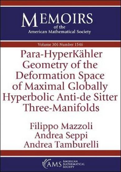 Para-HyperKahler Geometry of the Deformation Space of Maximal Globally Hyperbolic Anti-de Sitter Three-Manifolds