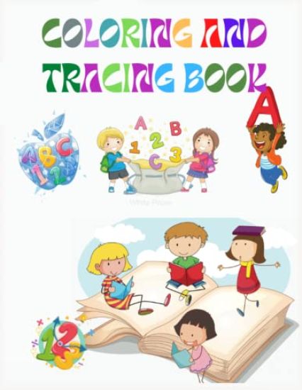 Coloring and Tracing for Preschoolers Book