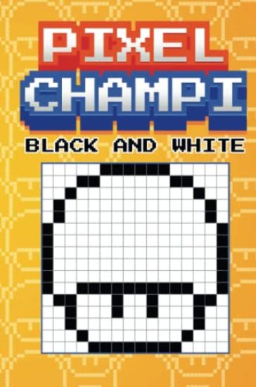 Pixel Champi Black and White