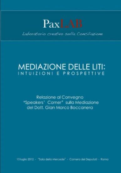 Mediazione Delle Liti: Intuizioni E Prospettive
