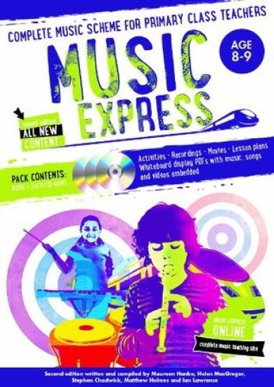 Music Express: Age 8-9 (Book + 3CDs + DVD-ROM)