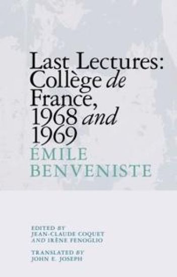 Last Lectures: College De France, 1968 and 1969