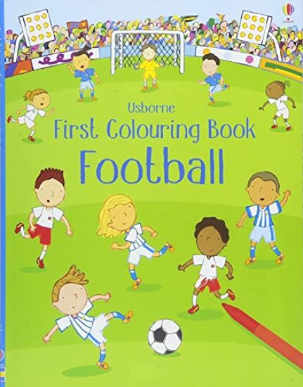First Colouring Book Football
