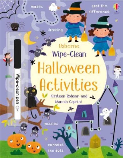 Wipe-Clean Halloween Activities