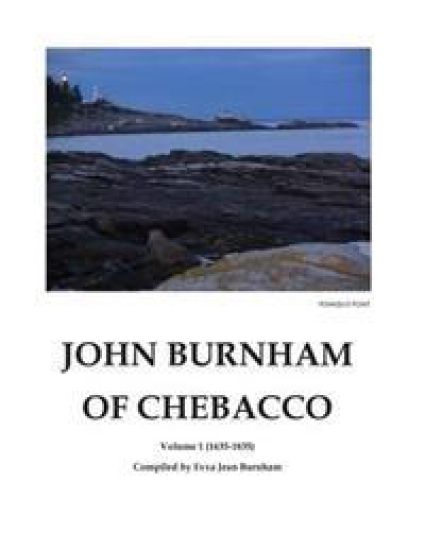 John Burnham of Chebacco Vol 1