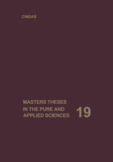 Masters Theses in the Pure and Applied Sciences