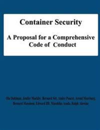 Container Security: A Proposal for a Comprehensive Code of Conduct