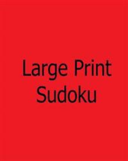 Large Print Sudoku: Beginner Level Puzzles
