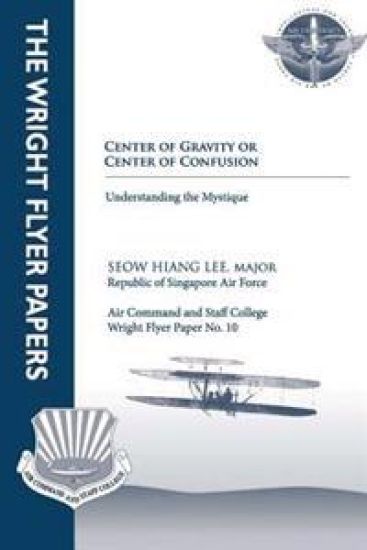 Center of Gravity or Center of Confusion - Understanding the Mystique: Wright Flyer Paper No. 10