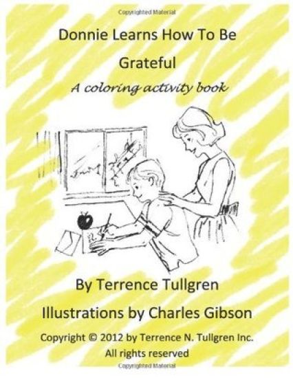Donnie Learns How To Be Grateful: A Coloring Activity Book
