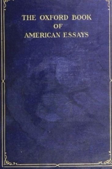 The Oxford Book Of American Essays