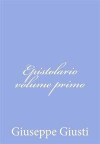 Epistolario volume primo