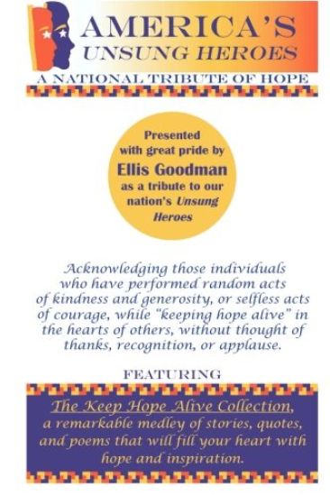 America's Unsung Heroes: A National Tribute of Hope