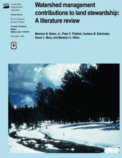 Watershed Management Contributions to Land Stewardship: A Literature Review