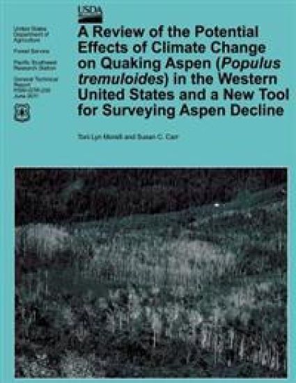 A Review of the Potential Effects of Climate Change on Quaking Aspen (Populus tremuloides) in the Western United States and a New Tool for Surveying S