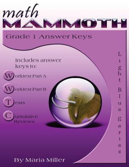 Math Mammoth Grade 1 Answer Keys