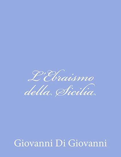 L'Ebraismo della Sicilia