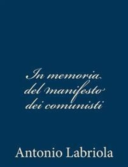 In memoria del manifesto dei comunisti