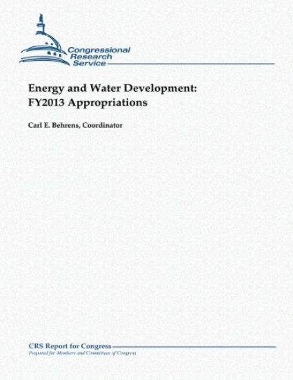Energy and Water Development: FY2013 Appropriations