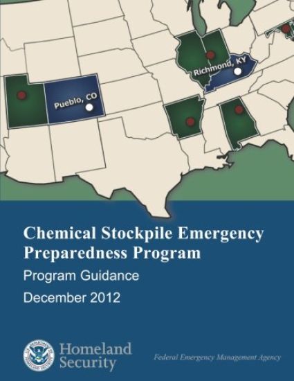 Chemical Stockpile Emergency Preparedness Program - Program Guidance (December 2012)
