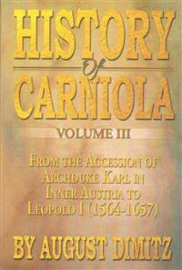 History of Carniola Volume III