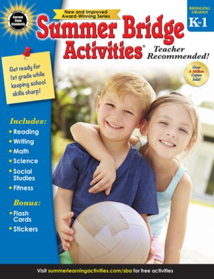 Summer Bridge Activities, Grades K - 1: Volume 2