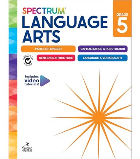 Spectrum Language Arts Workbook, Grade 5