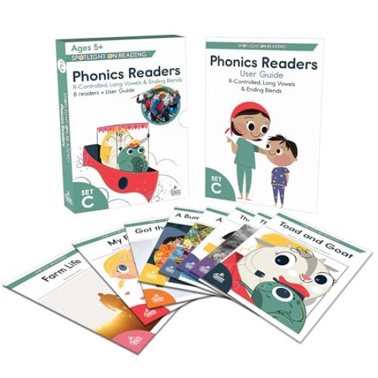 Spotlight on Reading Phonics Readers Set C: R-Controlled Vowels & Ending Blends