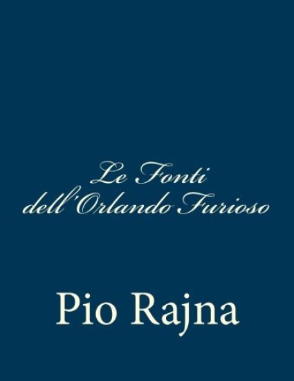 Le Fonti dell'Orlando Furioso