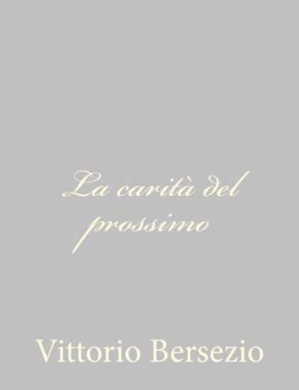 La carità del prossimo