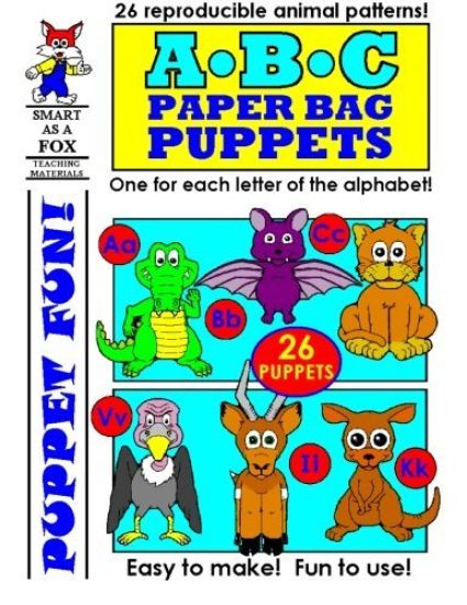 ABC Paper Bag Puppets
