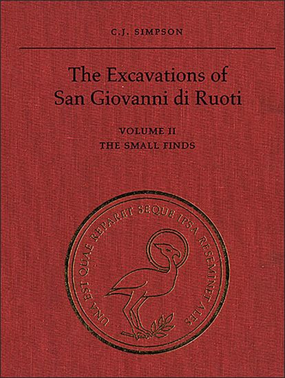 The Excavations of San Giovanni Di Ruoti