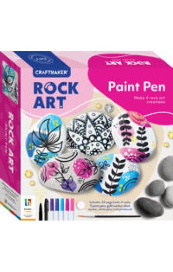 Craft Maker Paint Pen Rock Art Kit