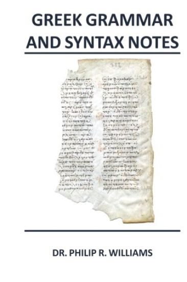 Greek Grammar and Syntax Notes
