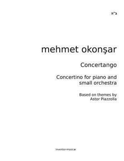 Concertango: Concertino for piano and small orchestra