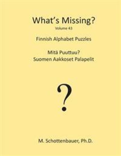 What's Missing?: Finnish Alphabet Puzzles