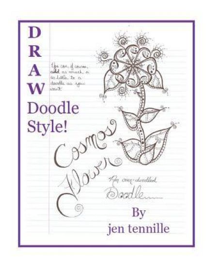 Draw Doodle Style: The Cosmos Flower: An Over-Doodled Doodle