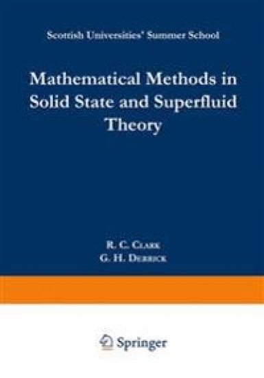 Mathematical Methods in Solid State and Superfluid Theory