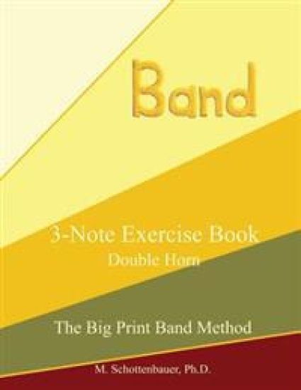 3-Note Exercise Book: Double Horn