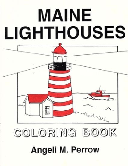 Maine Lighthouses Coloring Book